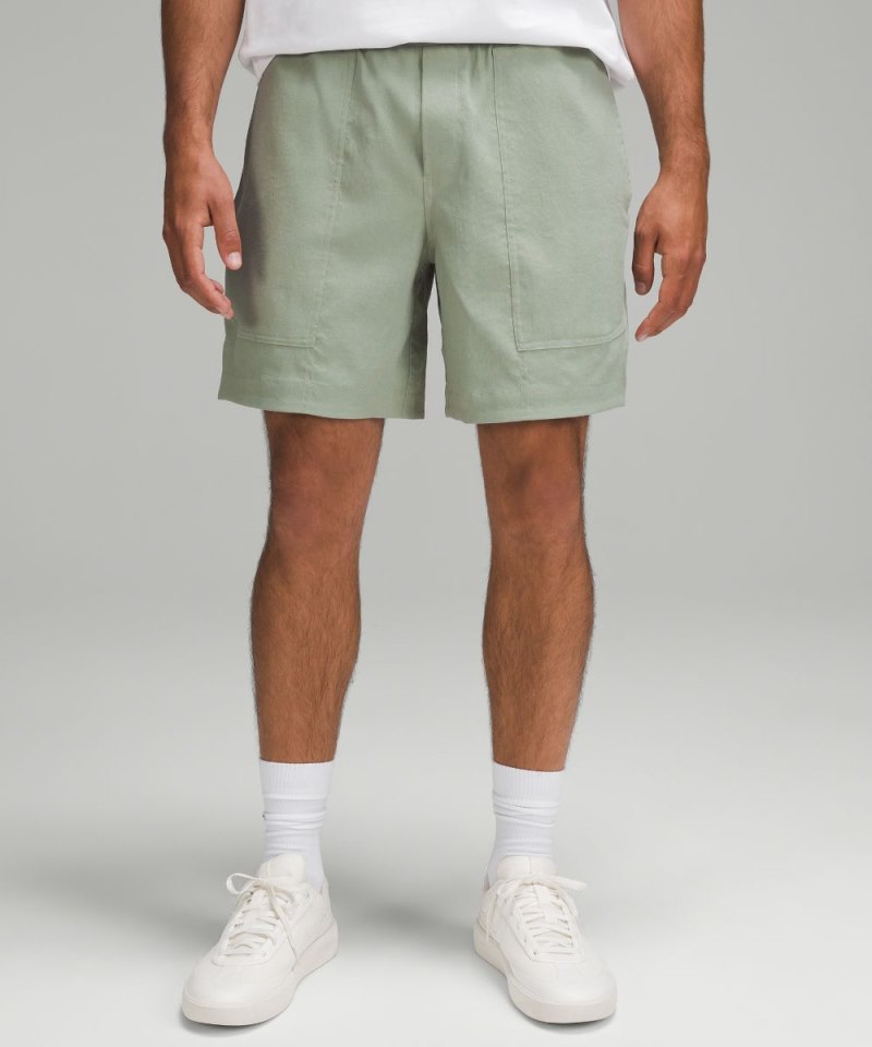 Lululemon | Men's Relaxed-Fit Pull-On Short 7"L Light Woven Palm Court