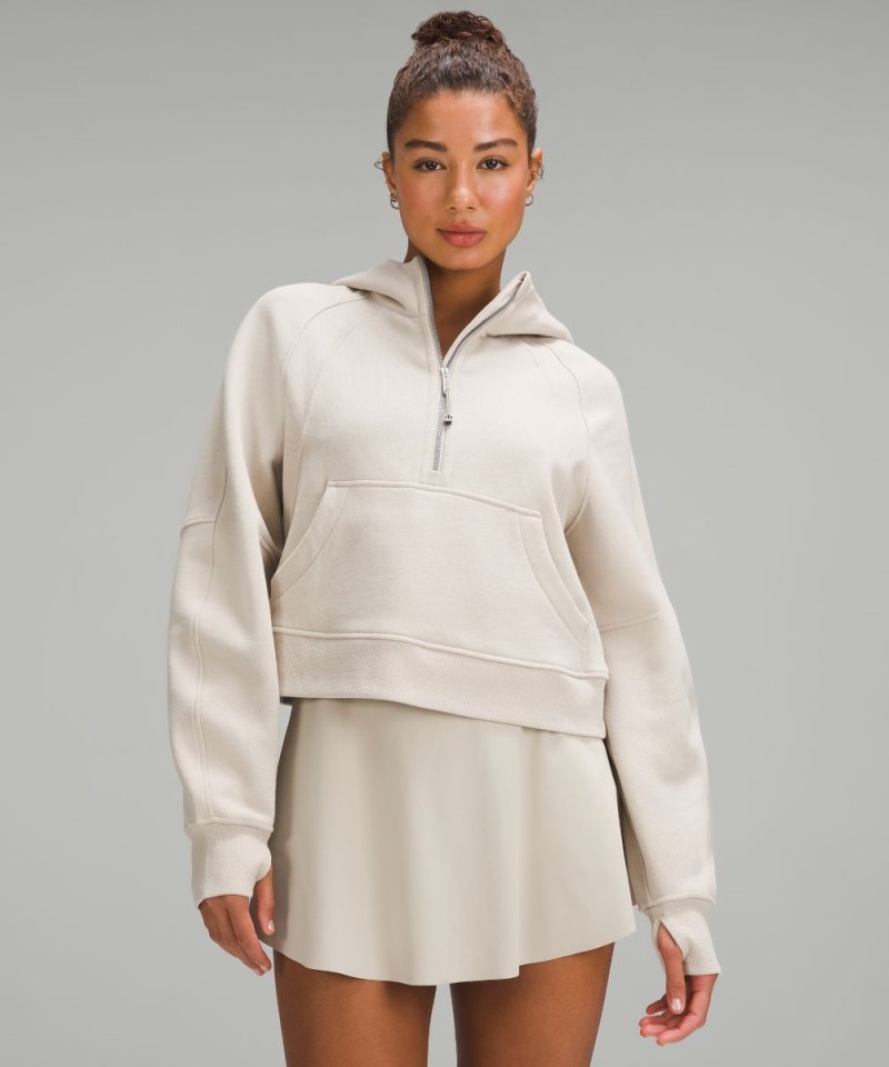 Lululemon | Women's Scuba Oversized Half-Zip Hoodie Mojave Tan