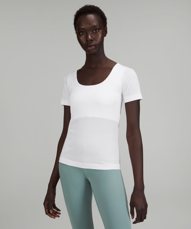 Lululemon | Women's Ebb to Street Short-Sleeve Shirt White