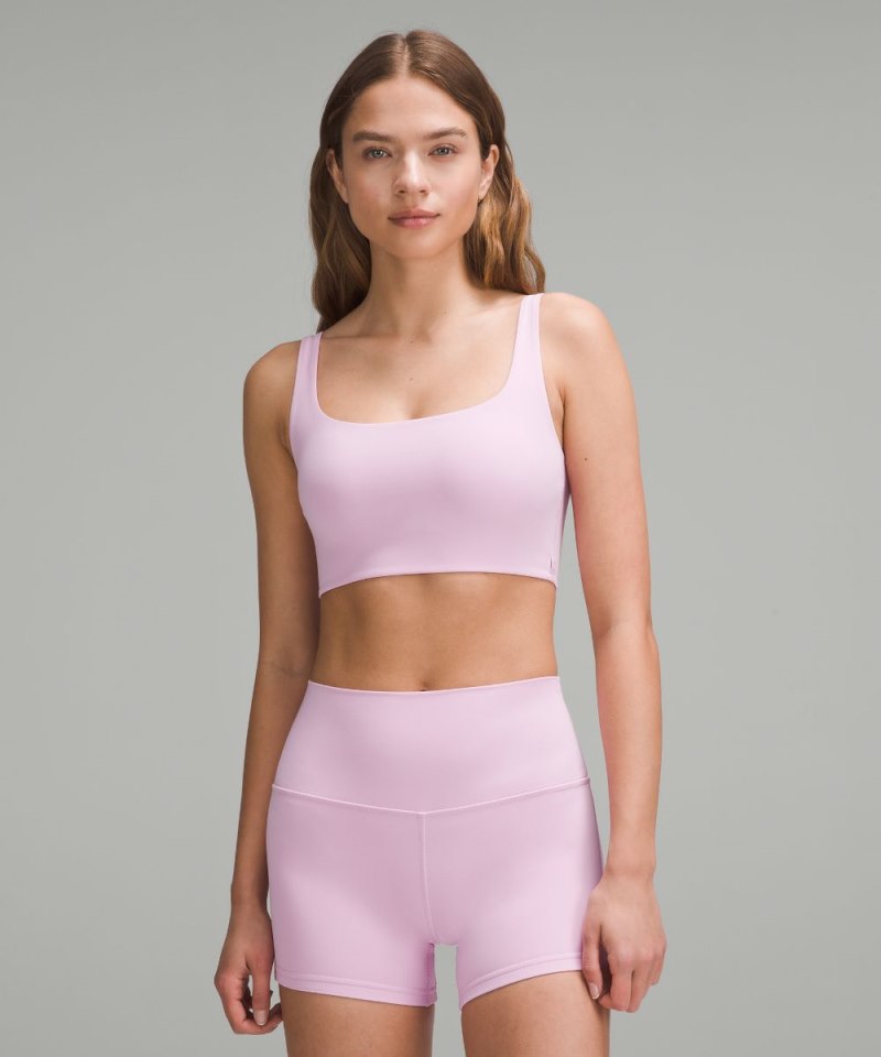 Lululemon | Women's Bend This Scoop and Square Bra Light Support, A-C Cups Vitapink