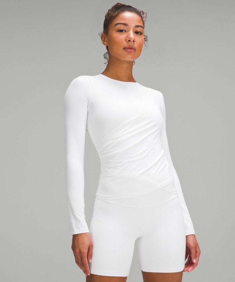 Lululemon | Women's Light SmoothCover Wrap-Front Long-Sleeve Shi