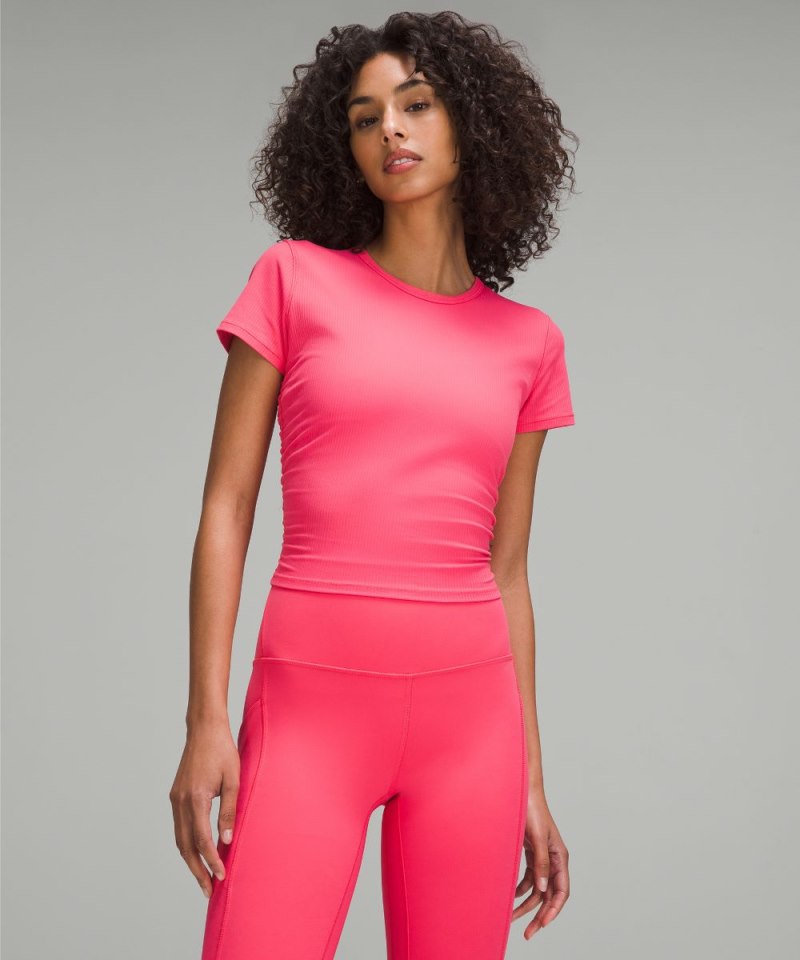 Lululemon | Women's All It Takes Ribbed Nulu T-Shirt Glaze Pink