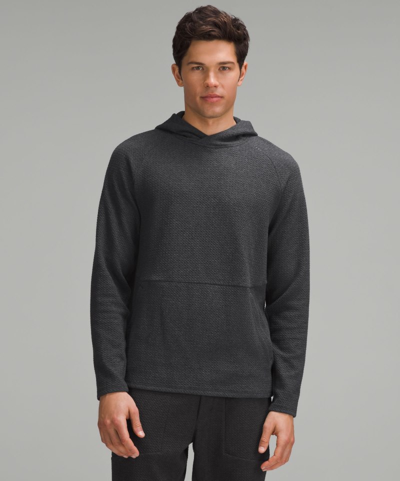 Lululemon | Men's At Ease Hoodie Heathered Black / Black