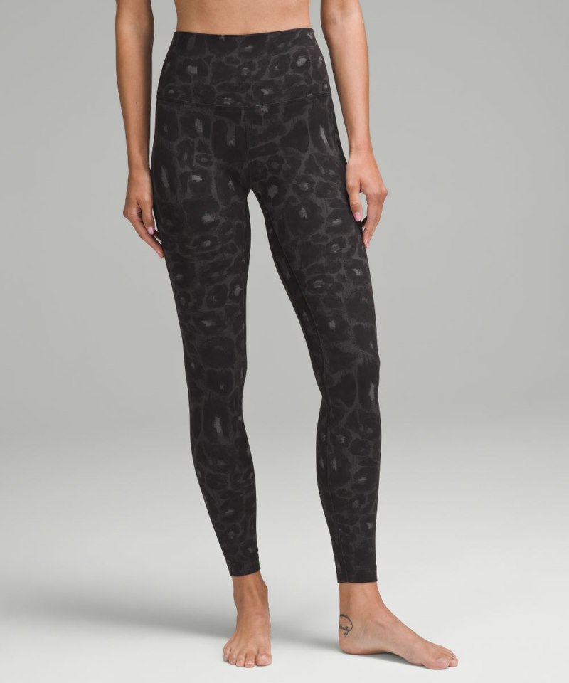 Lululemon | Women's Align High-Rise Pant 28"L Spray Leopard Blac