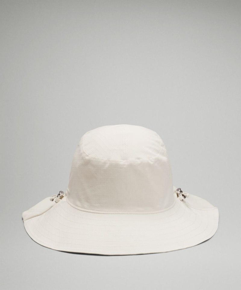 Lululemon | Women's WoCinchable Wide Brim Bucket Hat White Opal