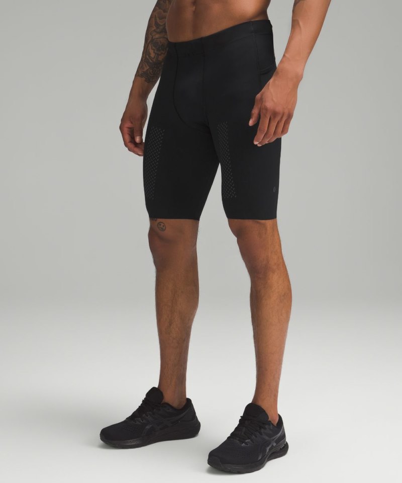 Lululemon | Men's Vital Drive Training Half Tight 10"L Black