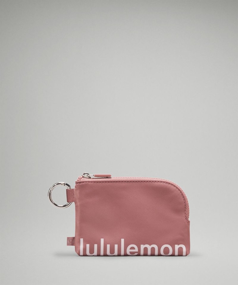 Lululemon | Women's Clippable Card Pouch Spiced Chai / Flush Pin