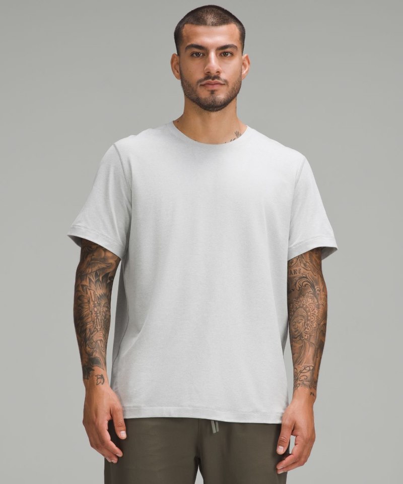 Lululemon | Men's Soft Jersey Short-Sleeve Shirt Heathered Vapor