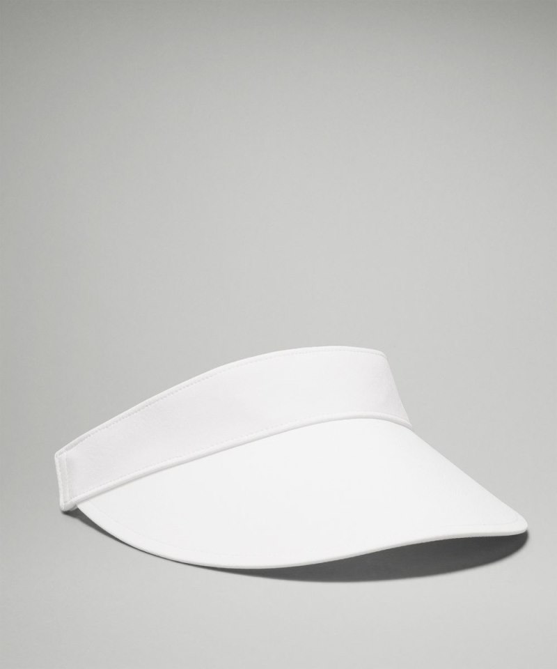 Lululemon | Women's WoFast Paced Wide Band Running Visor White