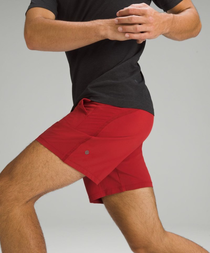 Lululemon | Men's Pace Breaker Linerless Short 7"L Sport Red