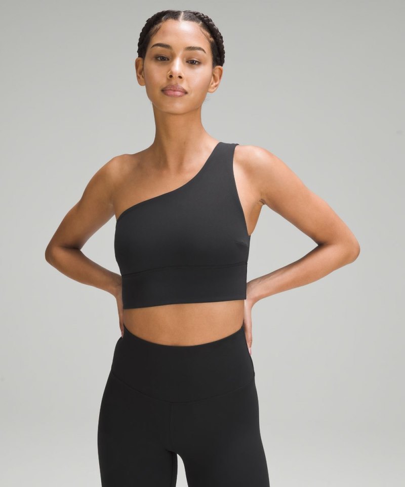 Lululemon | Women's Align Asymmetrical Bra Light Support, C / D Cup Black