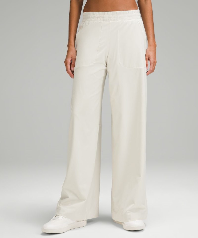 Lululemon | Women's Swift Mid-Rise Wide-Leg Pant Bone