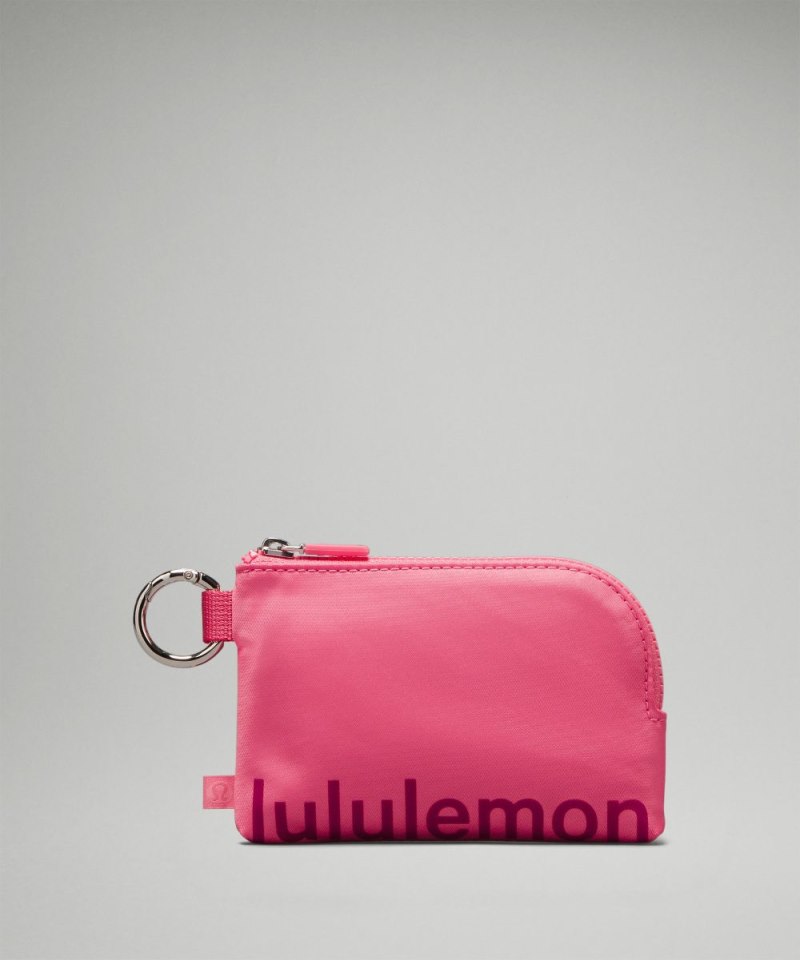 Lululemon | Women's Clippable Card Pouch Sakura Pink / Washed Mauve