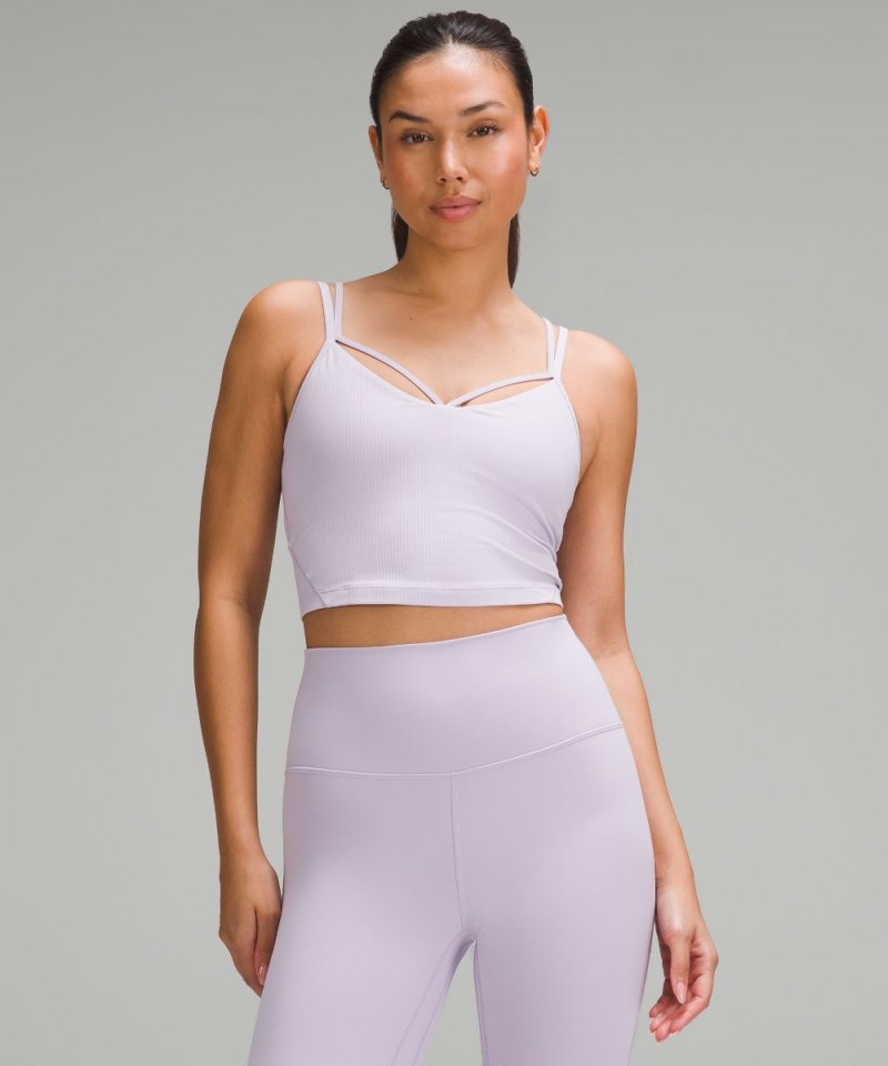 Lululemon | Women's Align Strappy Ribbed Tank Top Lilac Ether