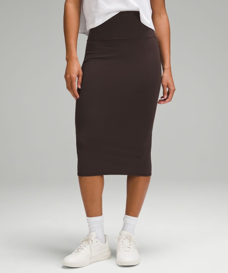 Lululemon | Women's Nulu Slim-Fit High-Rise Skirt Espresso (not available)