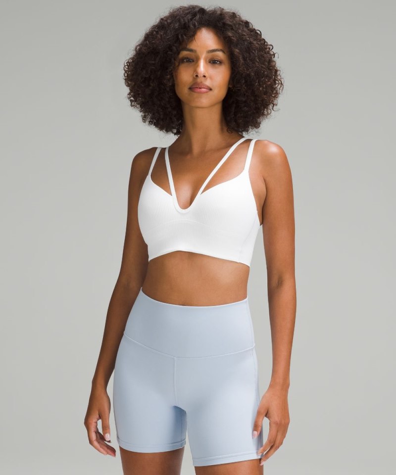 Lululemon | Women's Like a Cloud Strappy Longline Ribbed Bra Lig