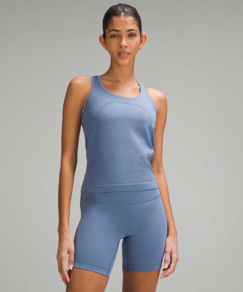 Lululemon | Women's Swiftly Tech Racerback Tank Top 2.0 Race Length Oasis Blue / Oasis Blue