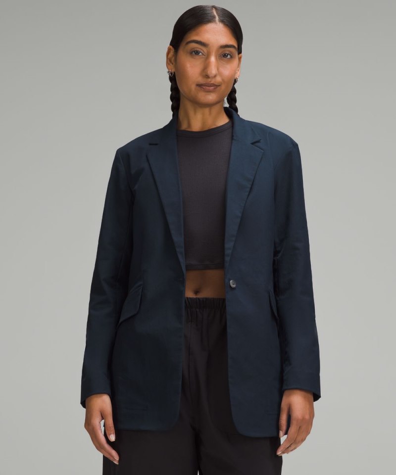 Lululemon | Women's Relaxed-Fit Twill Blazer True Navy