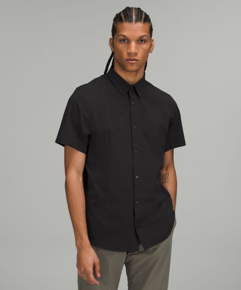 Lululemon | Men's Airing Easy Short-Sleeve Shirt Black