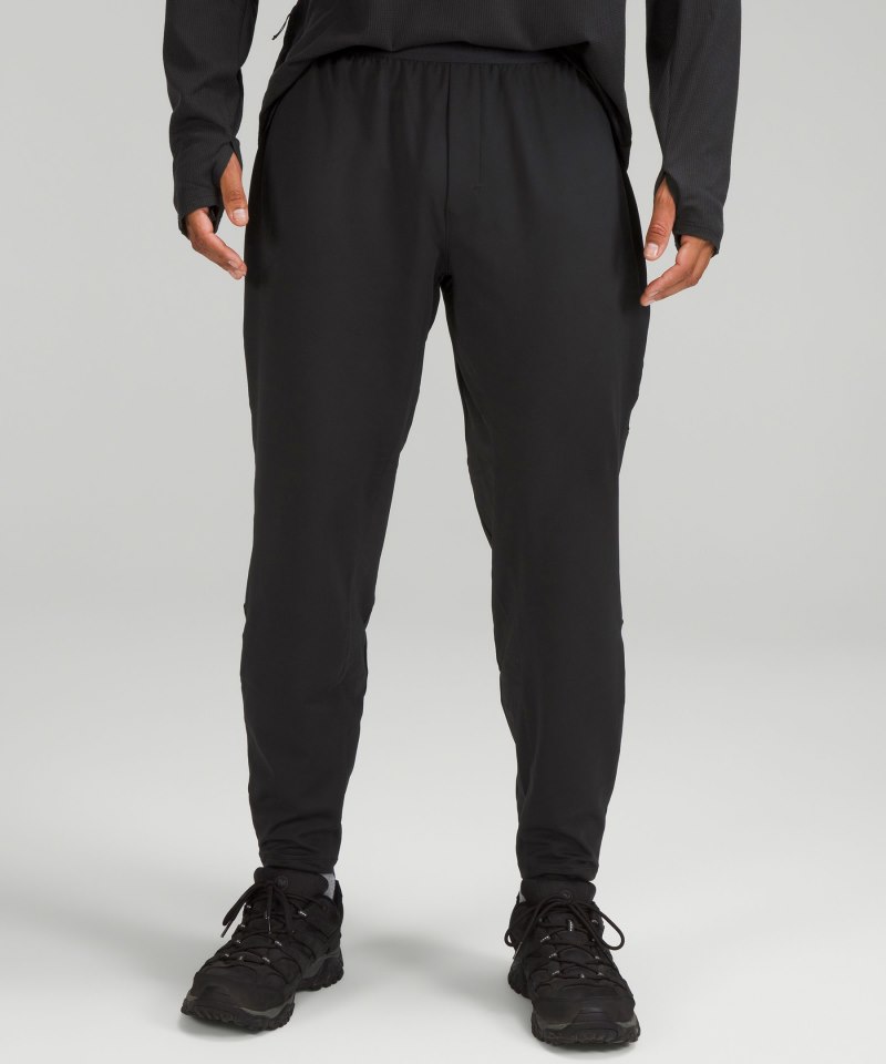 Lululemon | Men's Rulu Fleece Base Layer Hiking Pant Black