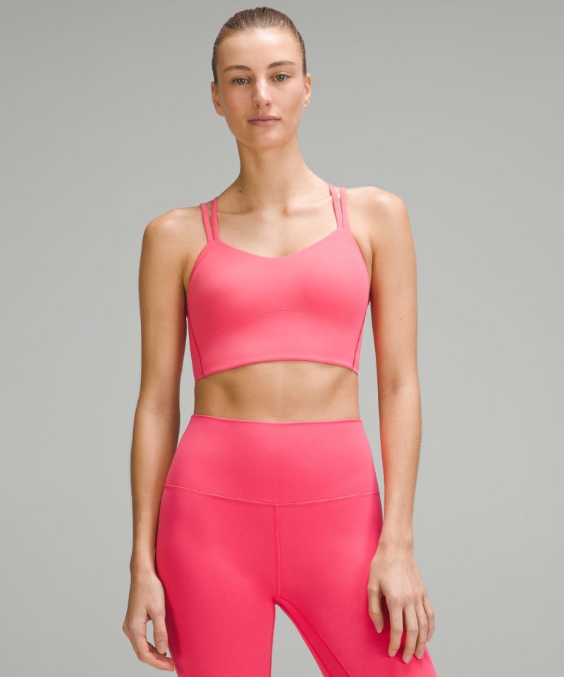 Lululemon | Women's Like a Cloud Longline Bra Light Support, B / C Cup Glaze Pink