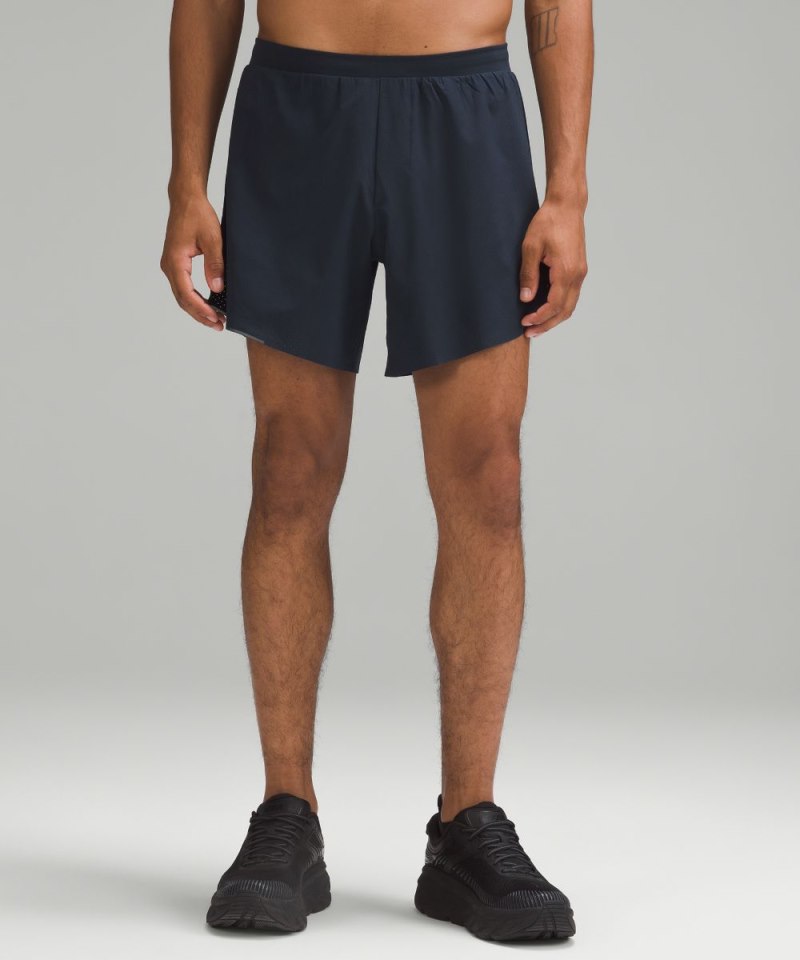 Lululemon | Men's Fast and Free Linerless Short 6"L True Navy