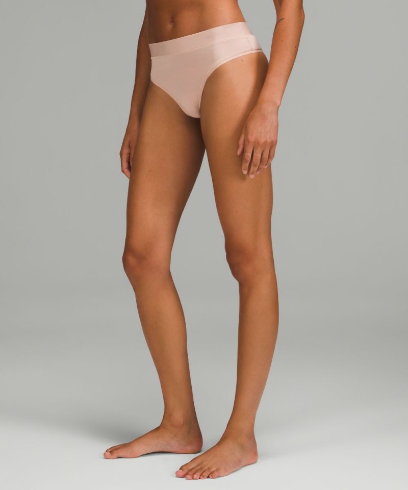 Lululemon | Women's UnderEase High-Rise Thong Underwear Misty Shell