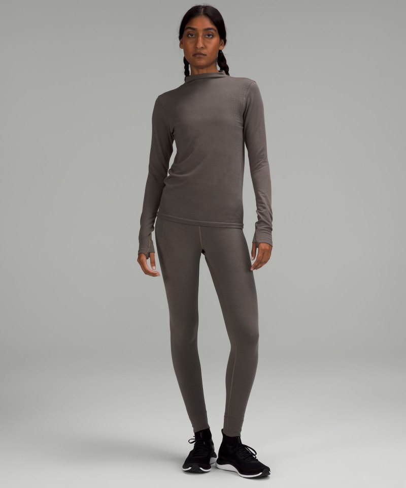 Lululemon | Women's lab Seamless Wool-Blend Long-Sleeve Shirt Rover