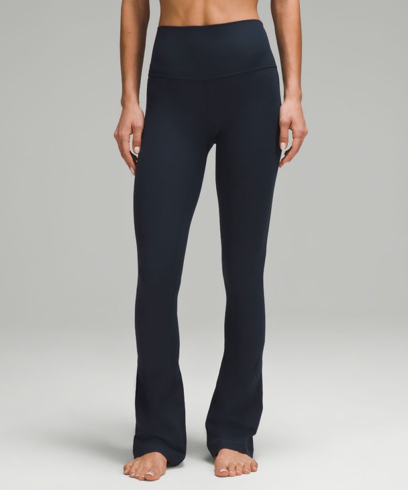 Lululemon | Women's Align High-Rise Ribbed Mini-Flare Pant Regular True Navy