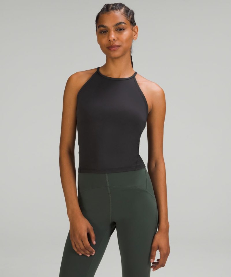 Lululemon | Women's Lightweight High-Neck Yoga Tank Top Black