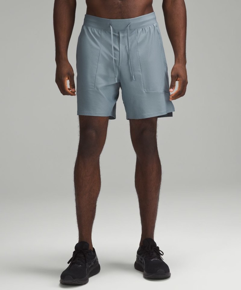 Lululemon | Men's License to Train Linerless Short 7"L Pique Bel