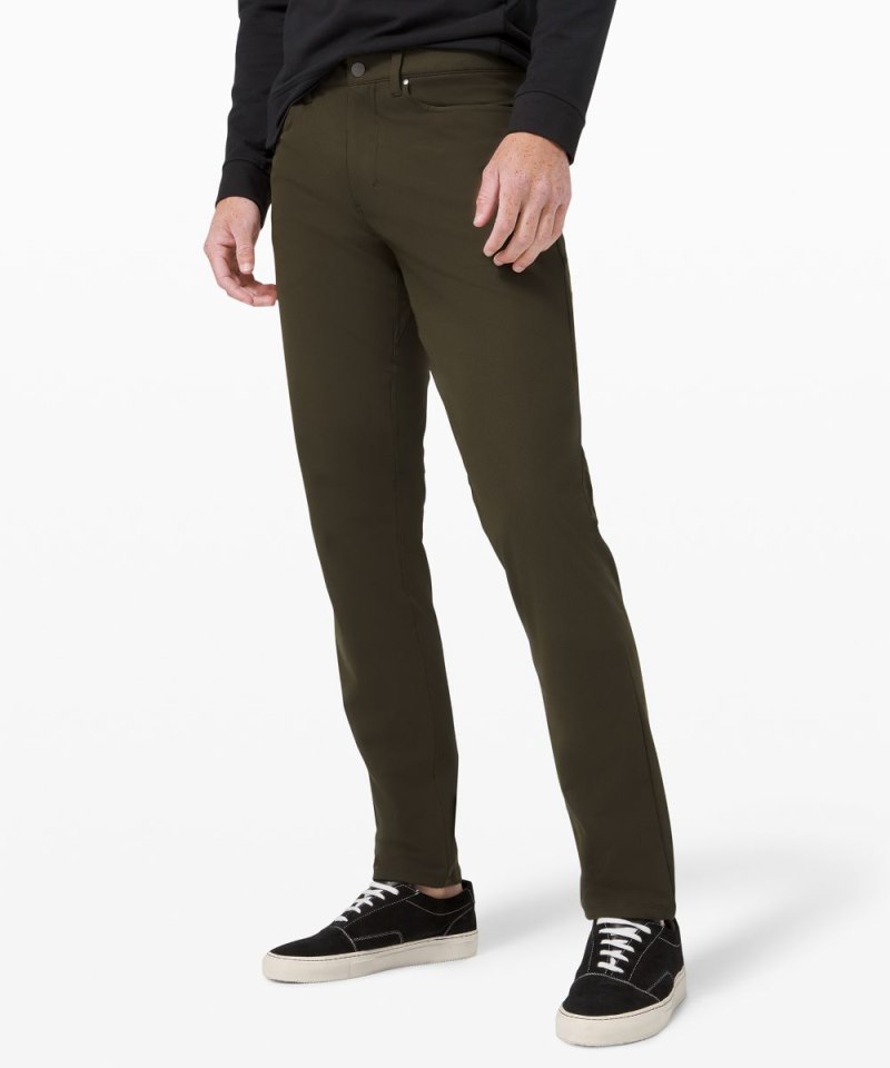 Lululemon | Men's ABC Classic-Fit 5 Pocket Pant 34"L Warpstreme Dark Olive