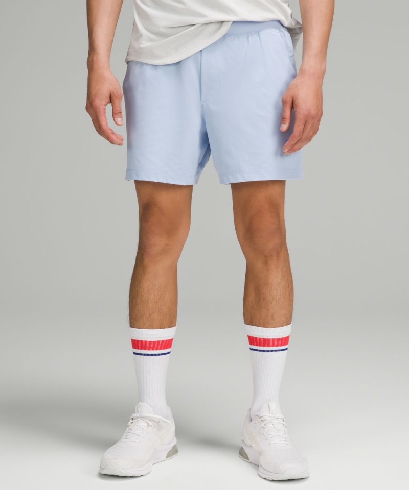 Lululemon | Men's Zeroed In Linerless Short 5"L Blue Linen