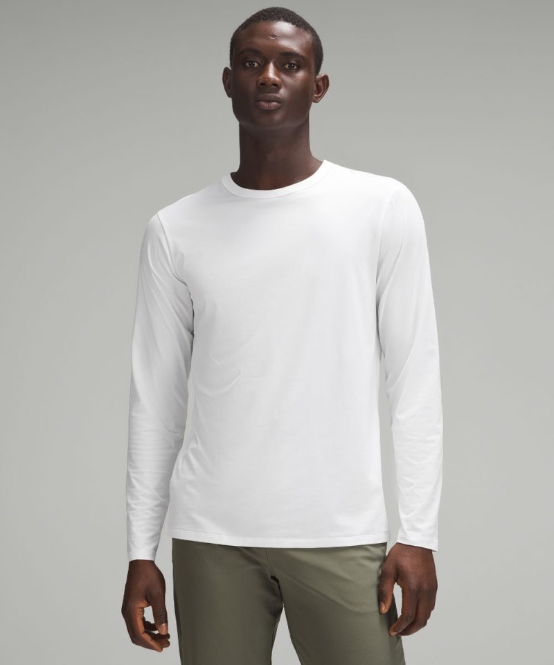 Lululemon | Men's Fundamental Long-Sleeve Shirt White