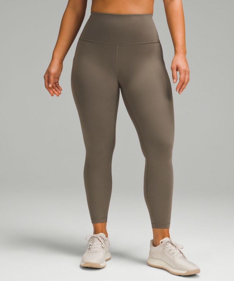 Lululemon | Women's Wunder Train Contour Fit High-Rise Tight with Pockets 25"L Nomad