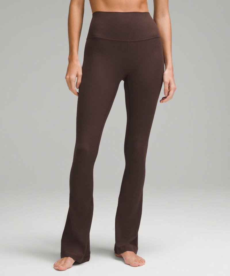 Lululemon | Women's Align Ribbed Mini-Flare Pant Extra Short Espresso (not available)