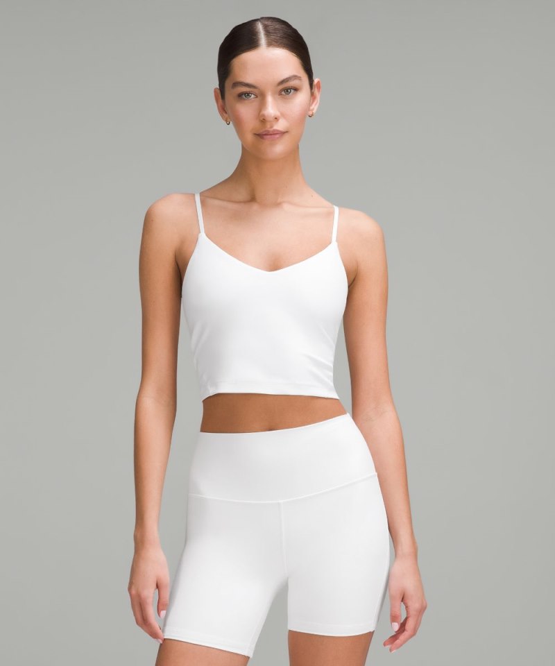 Lululemon | Women's Align Cropped Cami Tank Top A / B Cup White