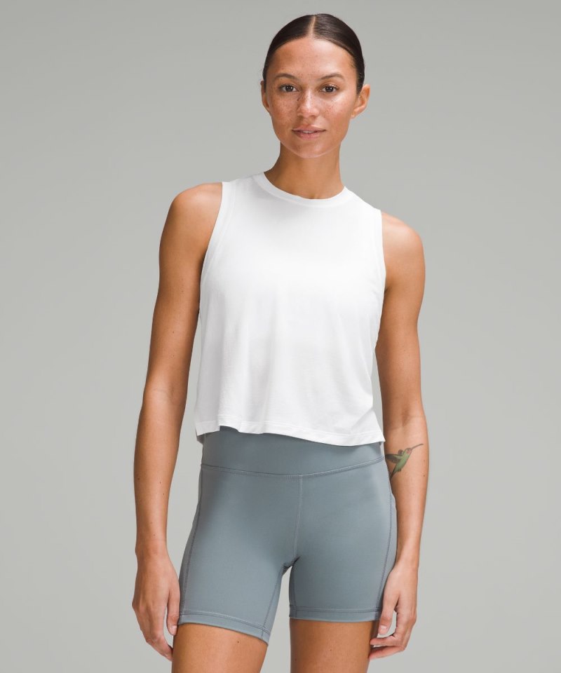 Lululemon | Women's Ultralight Waist-Length Tank Top White