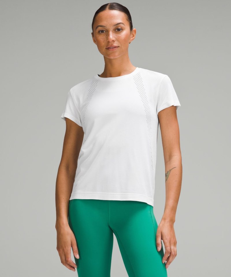 Lululemon | Women's Train to Be Short-Sleeve Shirt White / White