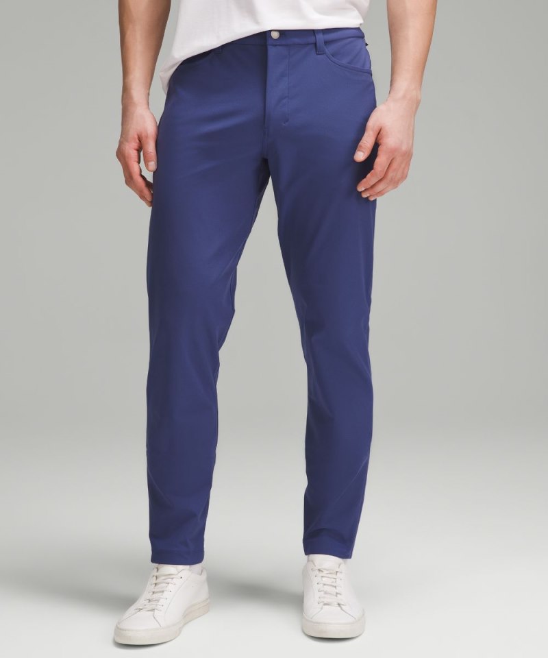 Lululemon | Men's ABC Slim-Fit 5 Pocket Pant 30"L Warpstreme Gatsby Blue