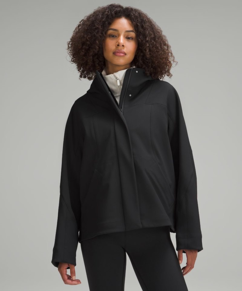 Lululemon | Women's RepelShell Cinch-Back Rain Jacket Black