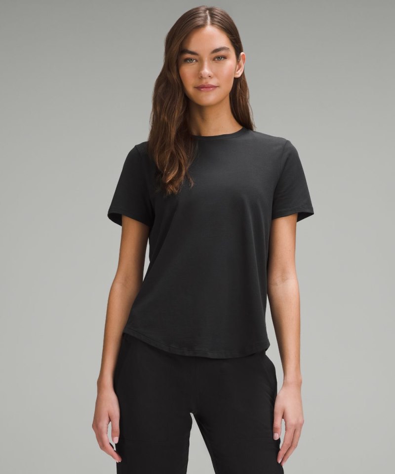 Lululemon | Women's Love Curved-Hem Crewneck T-Shirt Black