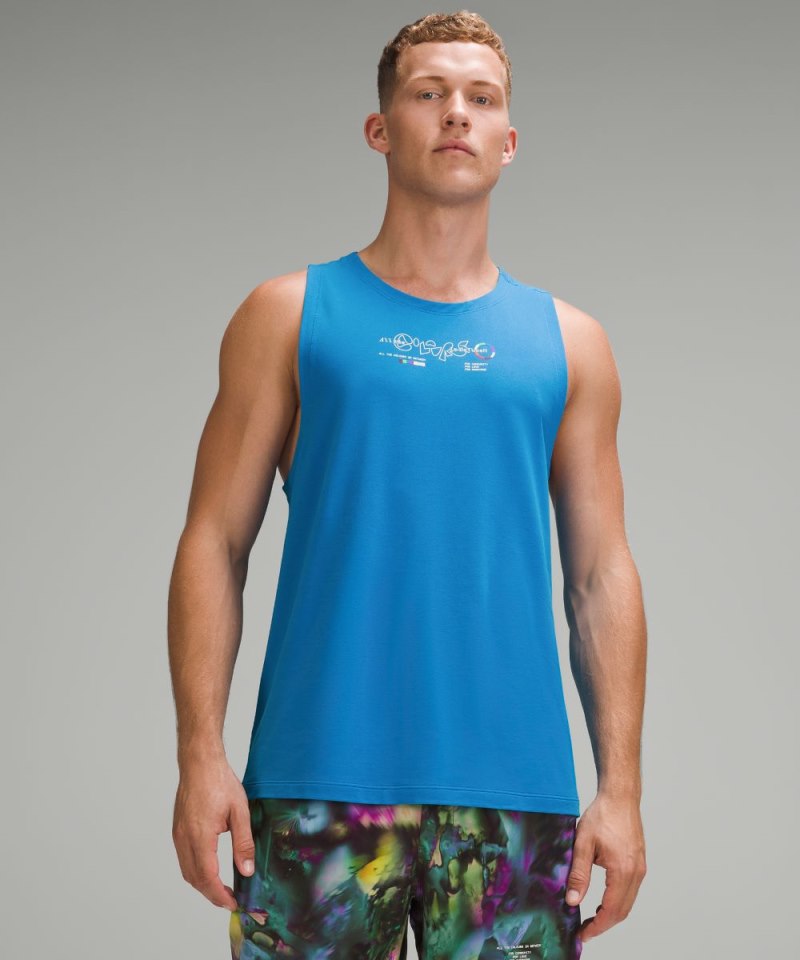 Lululemon | Men's Zeroed In Tank Pride Poolside