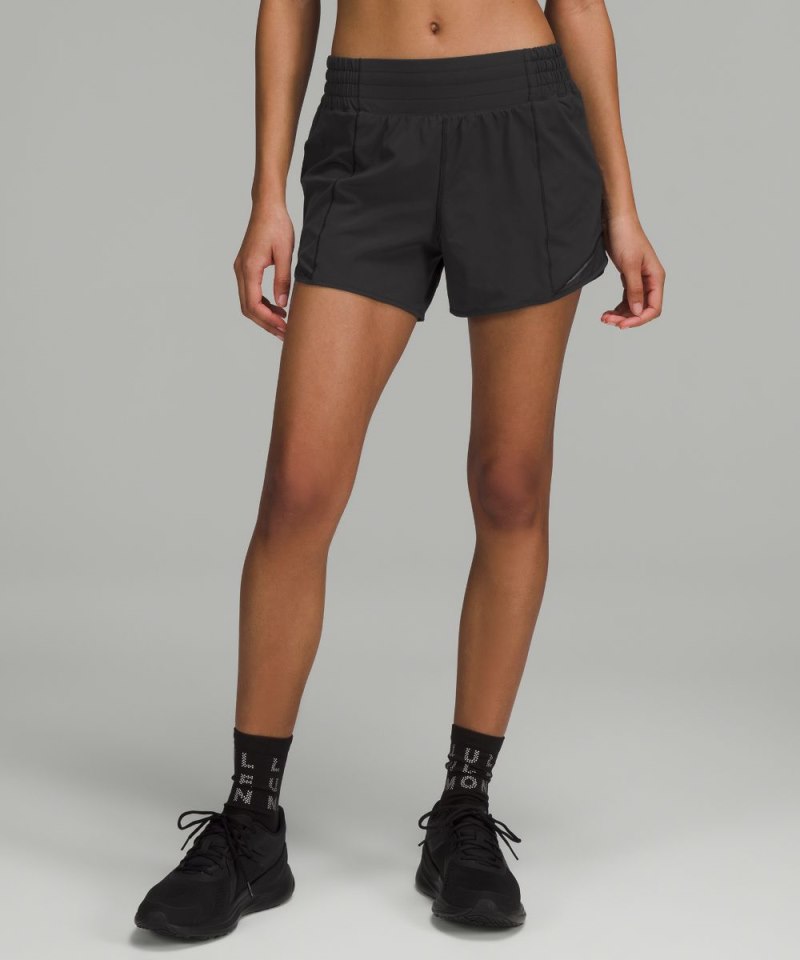 Lululemon | Women's Hotty Hot High-Rise Lined Short 4"L Black