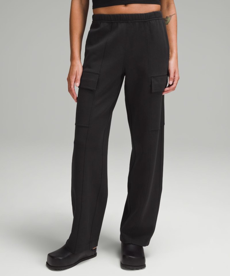 Lululemon | Women's Cotton-Blend Double-Knit Mid-Rise Cargo Pant