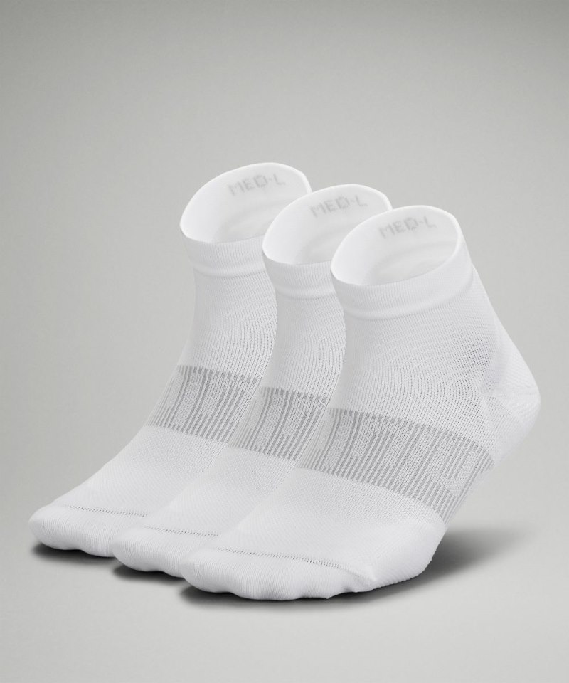 Lululemon | Women's WoPower Stride Ankle Socks 3 Pack White