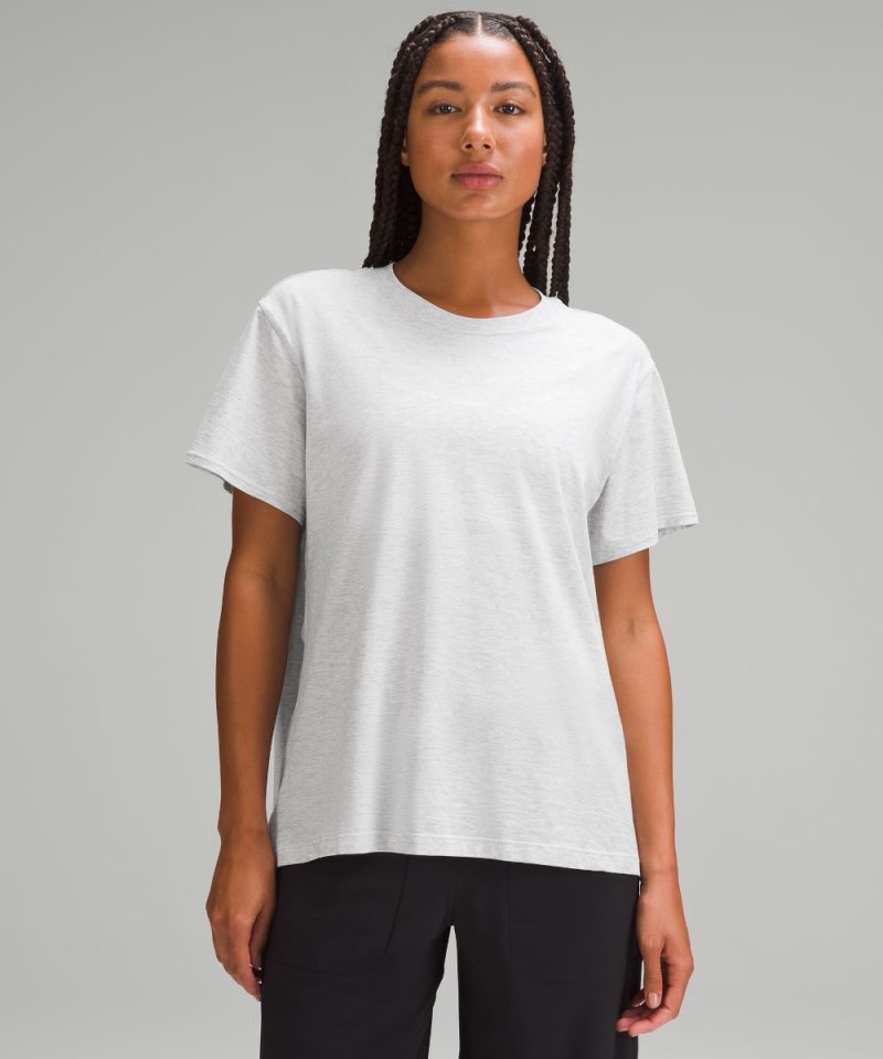 Lululemon | Women's All Yours Cotton T-Shirt Heathered Core Ultra Light Grey