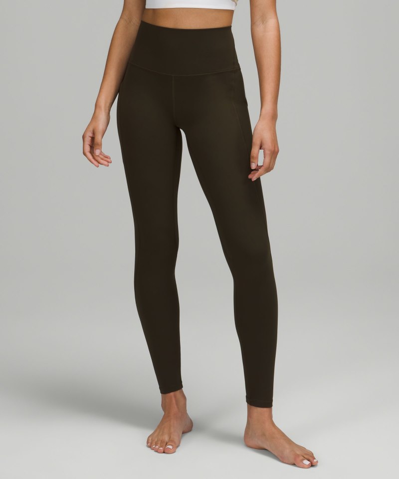 Lululemon | Women's Align High-Rise Pant with Pockets 28"L Dark Olive