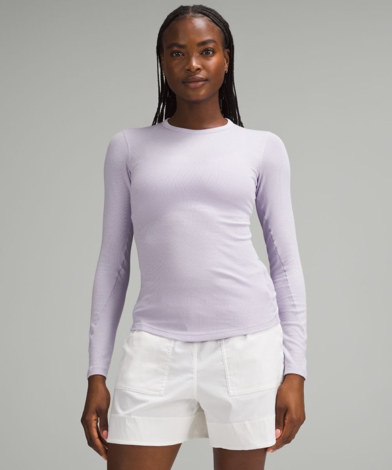 Lululemon | Women's Hold Tight Long-Sleeve Shirt Lilac Ether