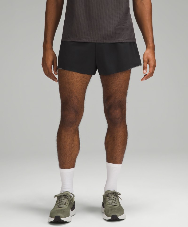 Lululemon | Men's Fast and Free Split Short 3"L Black